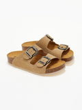 Σανδάλια ανατομικά καστόρινα Plakton 340010 WEST - Κάμελ - thefashionproject.gr - Plakton
