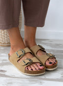 Σανδάλια ανατομικά καστόρινα Plakton 340010 WEST - Κάμελ - thefashionproject.gr - Plakton