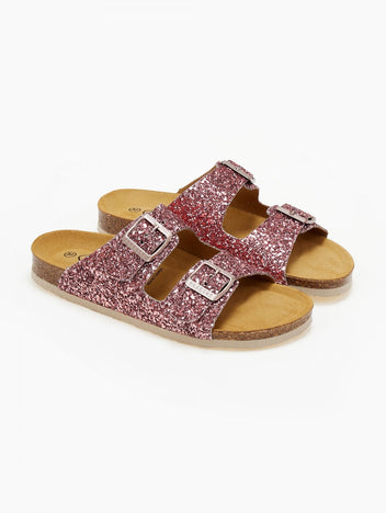 Σανδάλια ανατομικά με glitter Plakton 180010 - Ροζ - thefashionproject.gr - Plakton