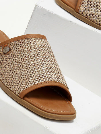 Σανδάλια από ψάθα Refresh 171956 - Τάουπε - thefashionproject.gr - Refresh