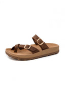 Σανδάλια comfort δερμάτινα CATERINA FANTASY SANDALS - Τάουπε - thefashionproject.gr - FANTASY SANDALS