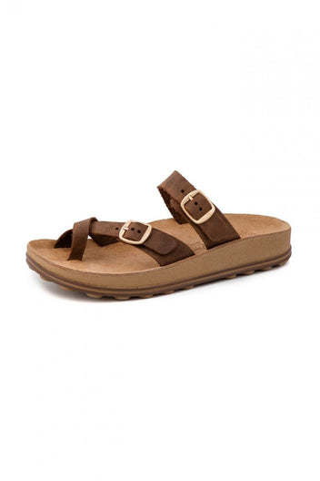 Σανδάλια comfort δερμάτινα CATERINA FANTASY SANDALS - Τάουπε - thefashionproject.gr - FANTASY SANDALS