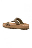 Σανδάλια comfort δερμάτινα CATERINA FANTASY SANDALS - Χακί - thefashionproject.gr - FANTASY SANDALS