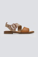Σανδάλια δερμάτινα CARMELA 162203 - Κάμελ - thefashionproject.gr - CARMELA