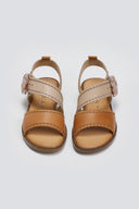 Σανδάλια δερμάτινα CARMELA 162203 - Κάμελ - thefashionproject.gr - CARMELA