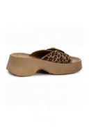 Σανδάλια δερμάτινα comfort BEATRICE FANTASY SANDALS - Leopard - thefashionproject.gr - FANTASY SANDALS