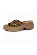 Σανδάλια δερμάτινα comfort BEATRICE FANTASY SANDALS - Leopard - thefashionproject.gr - FANTASY SANDALS