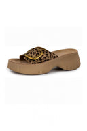 Σανδάλια δερμάτινα comfort BEATRICE FANTASY SANDALS - Leopard - thefashionproject.gr - FANTASY SANDALS