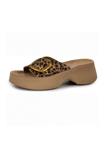Σανδάλια δερμάτινα comfort BEATRICE FANTASY SANDALS - Leopard - thefashionproject.gr - FANTASY SANDALS