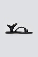 Σανδάλια δερμάτινα crossover Iris Sandals - Μαύρο - thefashionproject.gr - IRIS