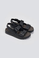 Σανδάλια δερμάτινα flatforms με τοκάδες MILLIE FANTASY SANDALS - Μαύρο - thefashionproject.gr - FANTASY SANDALS
