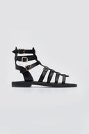 Σανδάλια δερμάτινα gladiator Iris Sandals - Μαύρο - thefashionproject.gr - IRIS