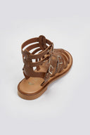Σανδάλια δερμάτινα gladiator Iris Sandals - Ταμπά - thefashionproject.gr - IRIS