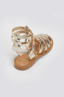 Σανδάλια δερμάτινα gladiator Iris Sandals - Χρυσό - thefashionproject.gr - IRIS