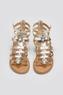 Σανδάλια δερμάτινα gladiator Iris Sandals - Χρυσό - thefashionproject.gr - IRIS