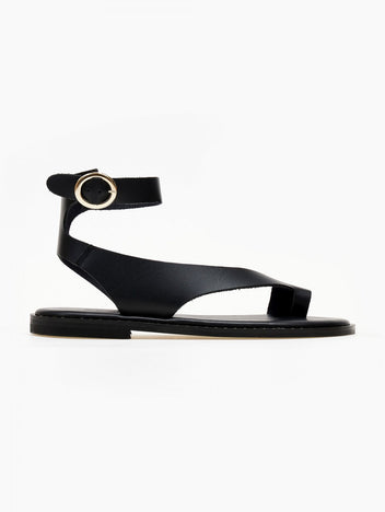 Σανδάλια δερμάτινα Iris Sandals - Μαύρο - thefashionproject.gr - IRIS