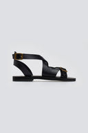 Σανδάλια δερμάτινα Iris Sandals - Μαύρο - thefashionproject.gr - IRIS