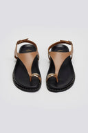 Σανδάλια δερμάτινα Iris Sandals - Mocha - thefashionproject.gr - IRIS