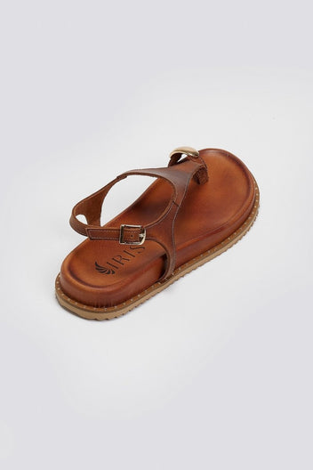 Σανδάλια δερμάτινα Iris Sandals - Ταμπά - thefashionproject.gr - IRIS