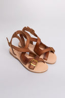 Σανδάλια δερμάτινα Iris Sandals - Ταμπά - thefashionproject.gr - IRIS
