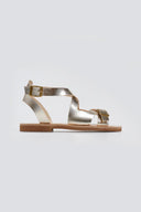 Σανδάλια δερμάτινα Iris Sandals - Χρυσό - thefashionproject.gr - IRIS