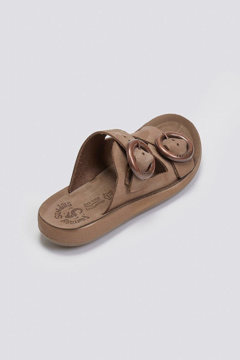 Σανδάλια δερμάτινα JOYA FANTASY SANDALS - Καφέ - thefashionproject.gr - FANTASY SANDALS