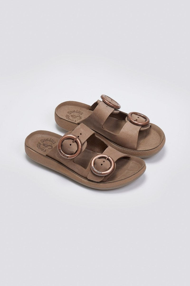 Σανδάλια δερμάτινα JOYA FANTASY SANDALS - Καφέ - thefashionproject.gr - FANTASY SANDALS