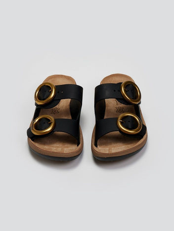 Σανδάλια δερμάτινα JOYA FANTASY SANDALS - Μαύρο - thefashionproject.gr - FANTASY SANDALS