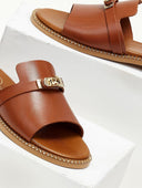 Σανδάλια δερμάτινα με αγκράφα TFP - Ταμπά - thefashionproject.gr - TFP