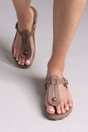 Σανδάλια δερμάτινα με άνοιγμα MIRABELLA FANTASY SANDALS - Καφέ - thefashionproject.gr - FANTASY SANDALS