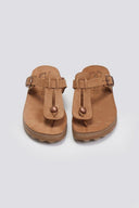 Σανδάλια δερμάτινα με άνοιγμα MIRABELLA FANTASY SANDALS - Κάμελ - thefashionproject.gr - FANTASY SANDALS