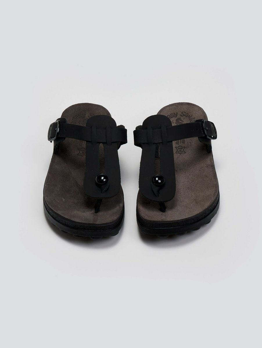 Σανδάλια δερμάτινα με άνοιγμα MIRABELLA FANTASY SANDALS - Μαύρο - thefashionproject.gr - FANTASY SANDALS