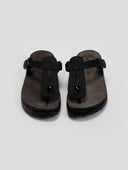 Σανδάλια δερμάτινα με άνοιγμα MIRABELLA FANTASY SANDALS - Μαύρο - thefashionproject.gr - FANTASY SANDALS