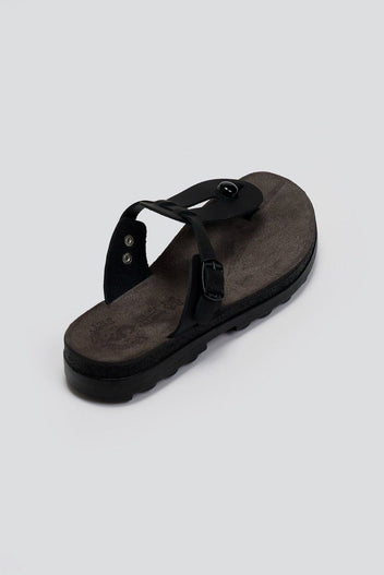 Σανδάλια δερμάτινα με άνοιγμα MIRABELLA FANTASY SANDALS - Μαύρο - thefashionproject.gr - FANTASY SANDALS