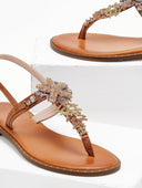 Σανδάλια δερμάτινα με αστερία Iris Sandals - Ταμπά - thefashionproject.gr - IRIS