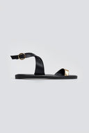 Σανδάλια δερμάτινα με δάκτυλο Iris Sandals - Μαύρο - thefashionproject.gr - IRIS