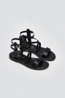 Σανδάλια δερμάτινα με διπλό δέσιμο Iris Sandals