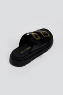 Σανδάλια δερμάτινα με φαρδιές φάσες Ragazza 01020