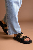 Σανδάλια δερμάτινα με φαρδιές φάσες Ragazza 01020