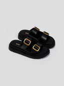 Σανδάλια δερμάτινα με φαρδιές φάσες Ragazza 01020