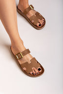 Σανδάλια δερμάτινα με φάσα LUCIA FANTASY SANDALS