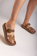 Σανδάλια δερμάτινα με φάσα LUCIA FANTASY SANDALS