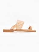 Σανδάλια δερμάτινα με ιδιαίτερη φάσα Iris Sandals - Φυσικό - thefashionproject.gr - IRIS