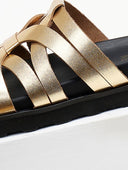 Σανδάλια δερμάτινα με ιδιαίτερη φάσα ATENEO