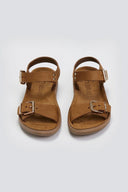 Σανδάλια δερμάτινα με μπαρέτα PANAGIOTA FANTASY SANDALS - Ταμπά - thefashionproject.gr - FANTASY SANDALS
