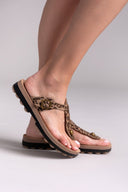 Σανδάλια δερμάτινα με print MIRABELLA FANTASY SANDALS - Leopard - thefashionproject.gr - FANTASY SANDALS