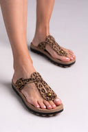 Σανδάλια δερμάτινα με print MIRABELLA FANTASY SANDALS - Leopard - thefashionproject.gr - FANTASY SANDALS
