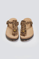 Σανδάλια δερμάτινα με print MIRABELLA FANTASY SANDALS - Leopard - thefashionproject.gr - FANTASY SANDALS