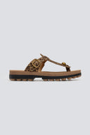 Σανδάλια δερμάτινα με print MIRABELLA FANTASY SANDALS - Leopard - thefashionproject.gr - FANTASY SANDALS