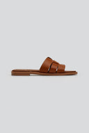 Σανδάλια δερμάτινα με print στη φάσα Estil - Ταμπά - thefashionproject.gr - Estil